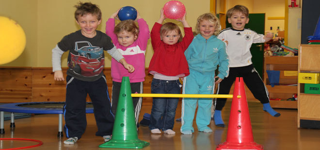Das Bild zeigt die Kindertagesstätte Regenbogen in Bruchenbrücken, copyright Stadt Friedberg (Hessen)
