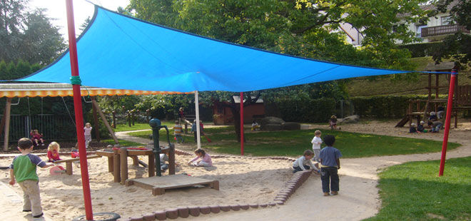 Das Bild zeigt die Kindertagesstätte Farbklecks in Friedberg (Hessen), copyright Stadt Friedberg (Hessen)