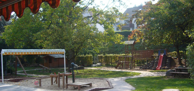 Das Bild zeigt die Kindertagesstätte Farbklecks in Friedberg (Hessen), copyright Stadt Friedberg (Hessen)