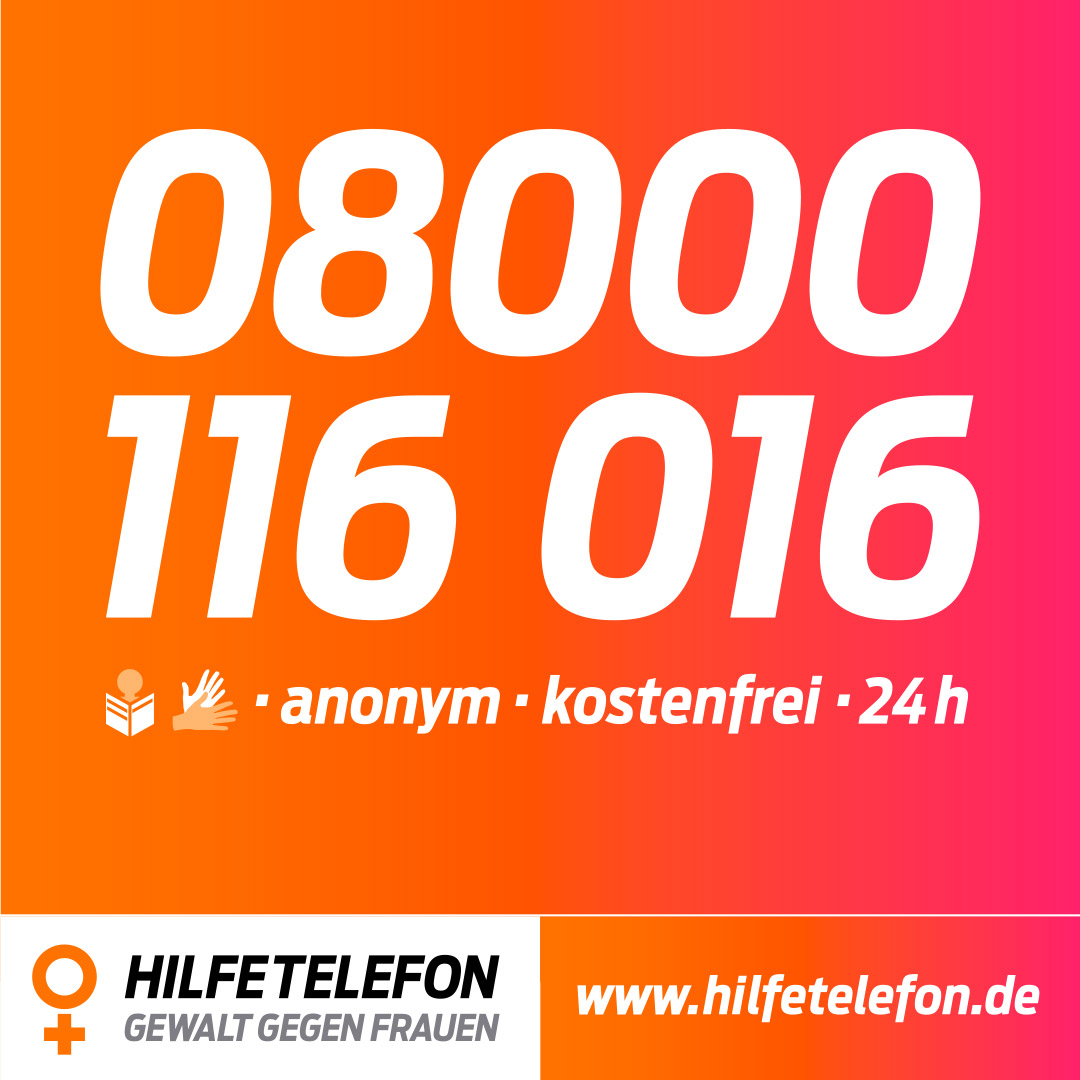 Hilfetelefon für Frauen